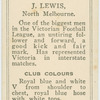 J. Lewis, North Melbourne.