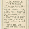 C. Stanbridge, Port Melbourne.