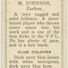 M. Johnson, Carlton.