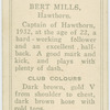 Bert Mills, Hawthorn.