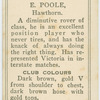 E. Poole, Hawthorn.
