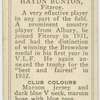 Haydn Bunton, Fitzroy.