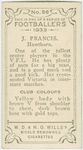 J. Francis, Hawthorn.