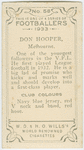 Don Hooper, Melbourne.
