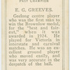 E. G. Greeves.