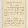 Bruce Andrew, Collingwood.