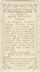 Alex Duncan, Coburg.