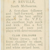 P. Reville, South Melbourne.