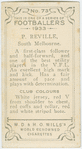 P. Reville, South Melbourne.