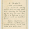 F. Pearce, North Melbourne.