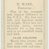 N. Ware, Footscray.