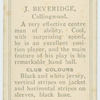 J. Beveridge, Collingwood.