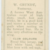 W. Grundy, Footscray.