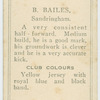 B. Bailes, Sandringham.