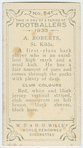 A. Roberts, St. Kilda.