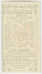 Albert Collier, Collingwood.