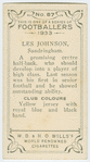 Les Johnson, Sandringham.
