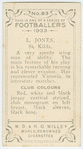 L. Jones, St. Kilda.
