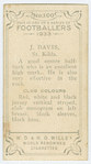 J. Davis, St. Kilda.