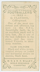 G. Claydon, Collingwood.