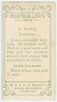 E. Hart, Northcote.