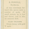 S. Powell, Northcote.