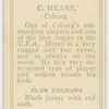 C. Mears, Coburg.