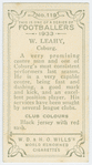 W. Leahy, Coburg.