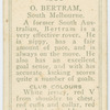 O. Bertram, South Melbourne.