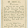 M. Higgins, Footscray.