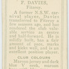 F. Davies, Fitzroy.