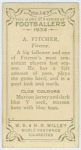 A. Fitcher, Fitzroy.