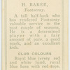 H. Baker, Footscray.