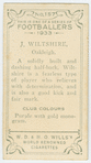 J. Wiltshire, Oakleigh.