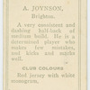 A. Joynson, Brighton.