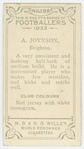 A. Joynson, Brighton.