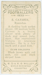 S. Carmen, Essendon.