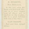 E. Perrett, Port Melbourne.
