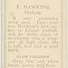 F. Hawking, Geelong.