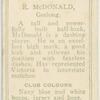 R. McDonald, Geelong.