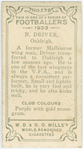 N. Driver, Oakleigh.