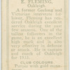 E. Fleming, Oakleigh.
