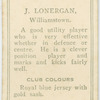 J. Lonergan, Williamstown.