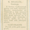 G. Beasley, Oakleigh.