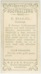 G. Beasley, Oakleigh.