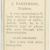 J. Parkinson, Brighton.