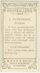 J. Parkinson, Brighton.