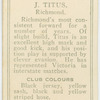 J. Titus, Richmond.