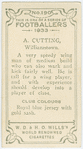 A. Cutting, Williamstown.