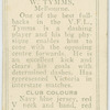 W. Tymms, Melbourne.